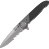 CRKT M40 Deadbolt Lock Veff CRM4015, 3.999" 1.4116 Combo Edge, Bolster - 6063 Al | Onlay - Glass Reinforced Nylon Handle