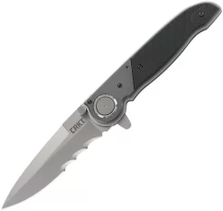 CRKT M40 Deadbolt Lock Veff CRM4015, 3.999" 1.4116 Combo Edge, Bolster - 6063 Al | Onlay - Glass Reinforced Nylon Handle