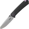 CRKT Montosa Linerlock CR7115, 3.246" 8Cr13MoV Plain Blade, Black G10 Handle