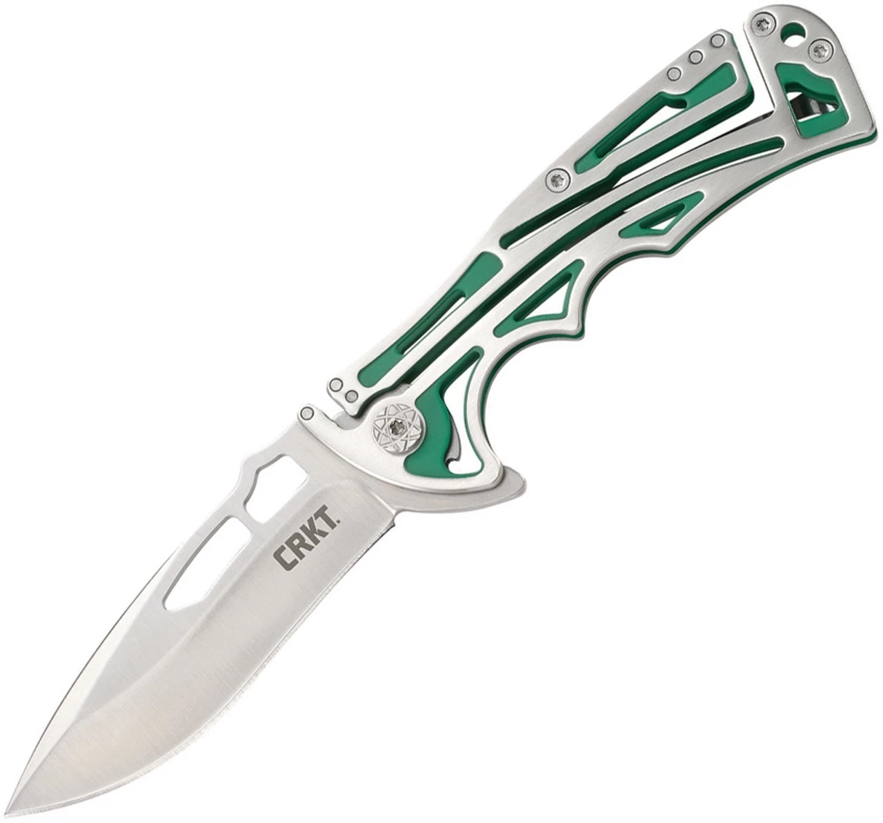 CRKT 5241 Nirk Tighe Green, 3.17" 8Cr14MoV Satin Plain Blade, 420J2 Handle 1 CRKT 5241 Nirk Tighe Green, 3.17" 8Cr14MoV Satin Plain Blade, 420J2 Handle