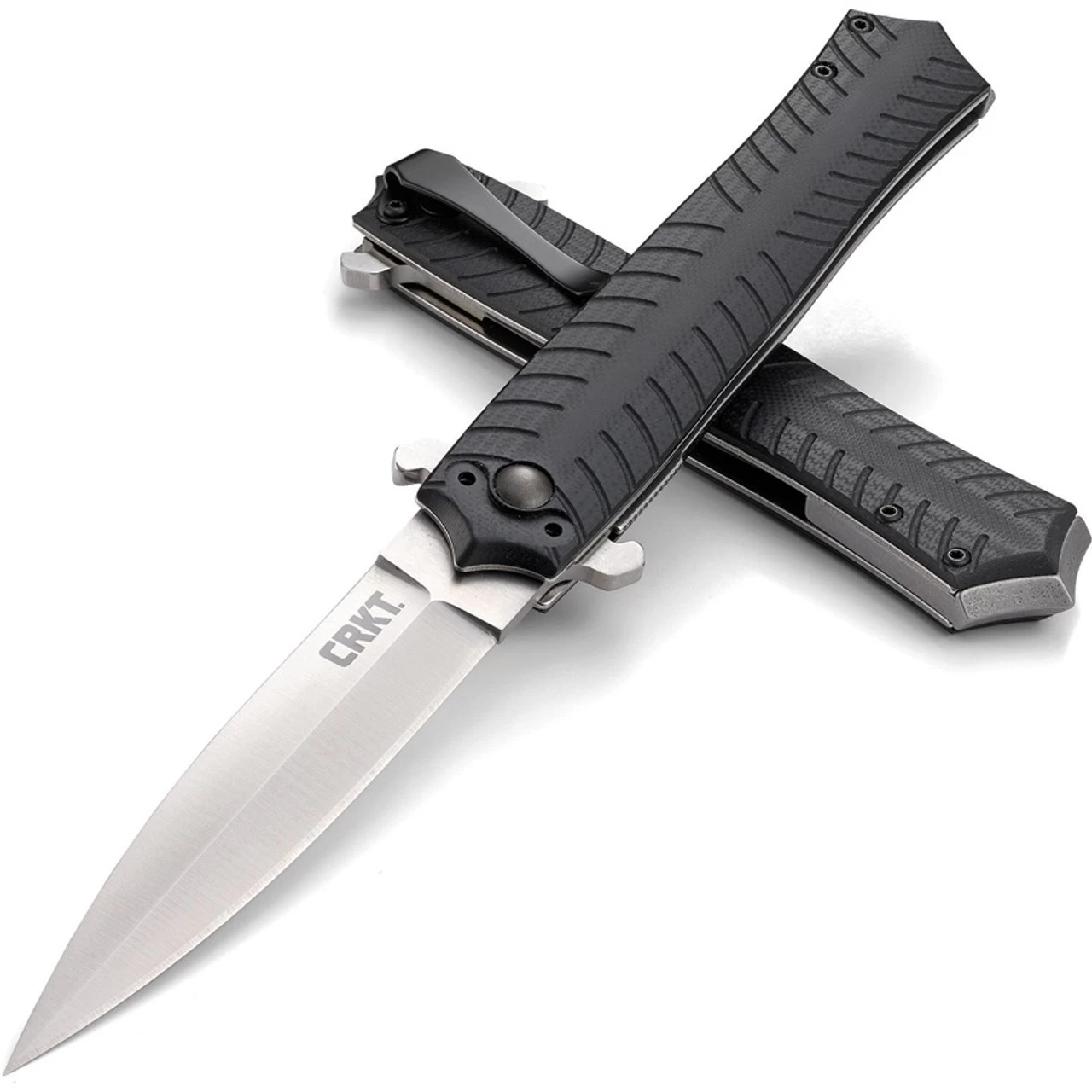 CRKT Xolotl Linerlock CR2265, 3.643" 1.4116 Plain Blade, Black G10 Handle 3 CRKT Xolotl Linerlock CR2265, 3.643" 1.4116 Plain Blade, Black G10 Handle - Image 3