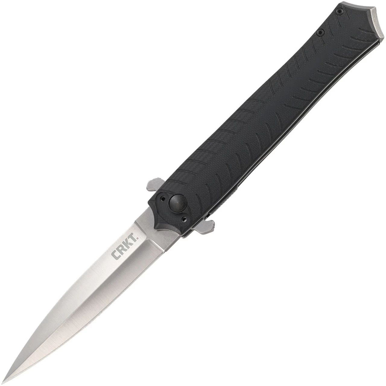 CRKT Xolotl Linerlock CR2265, 3.643" 1.4116 Plain Blade, Black G10 Handle 1 CRKT Xolotl Linerlock CR2265, 3.643" 1.4116 Plain Blade, Black G10 Handle
