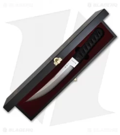 CRKT Shinbu Fixed Blade Tanto Combat Knife (9.25" Satin) 2915N -CRKT Store crkt 2915 shinbu case open