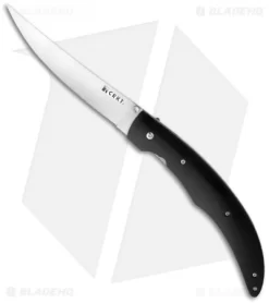 CRKT Surf 'N Turf Liner Lock Knife Black POM (5" Satin) 3080