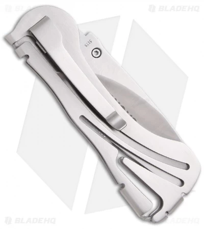 CRKT Klecker NIRK NOVO Folding Knife W/ Brushed Frame (2.75" Satin Serr) 5175 2 CRKT Klecker NIRK NOVO Folding Knife W/ Brushed Frame (2.75" Satin Serr) 5175 - Image 2