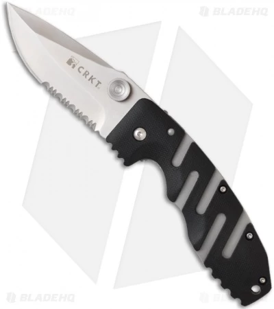 CRKT Ryan Seven Folding Knife (3.5" Satin Serr) 6813ZS 1 CRKT Ryan Seven Folding Knife (3.5" Satin Serr) 6813ZS