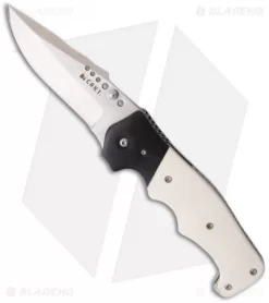 CRKT The Natural Spring Assisted Knife White Bone & G10 (3.88" Satin Plain) 7085
