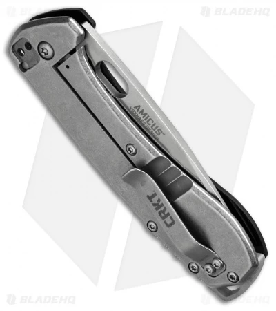 CRKT Vox Amicus Compact Frame Lock Knife Black G-10 (3" Stonewash) 5441 3 CRKT Vox Amicus Compact Frame Lock Knife Black G-10 (3" Stonewash) 5441 - Image 3