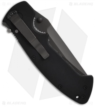 CRKT Crawford Kasper Liner Lock Knife (3.75" Black Serr) 6783Z 2 CRKT Crawford Kasper Liner Lock Knife (3.75" Black Serr) 6783Z - Image 2