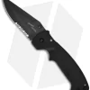 CRKT Crawford Kasper Liner Lock Knife (3.75" Black Serr) 6783Z