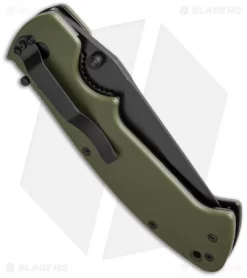 CRKT Crawford Kasper Liner Lock Knife OD Green Zytel (3.75" Black) 6773KOD -CRKT Store crkt crawford kasper od green 6773kod side cm