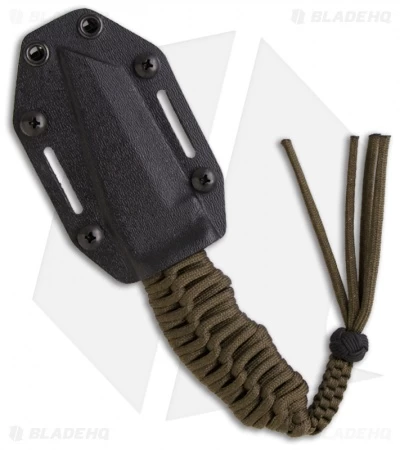 CRKT Crawford N.E.C.K. Tanto Fixed Blade Knife (2.75" Black) 2030CW 2 CRKT Crawford N.E.C.K. Tanto Fixed Blade Knife (2.75" Black) 2030CW - Image 2