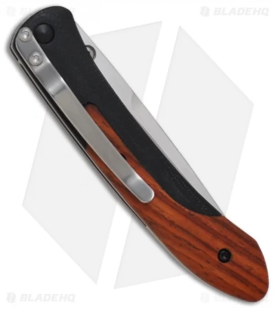 CRKT Delegate Gentleman Knife W/ Cocobolo Wood & G10 (3" Satin Plain) 1053W 2 CRKT Delegate Gentleman Knife W/ Cocobolo Wood & G10 (3" Satin Plain) 1053W - Image 2