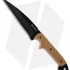 CRKT C/K Dragon Fixed Blade Knife Desert Tan G-10 (4.5" Black) 2010DK