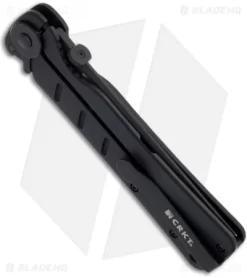 CRKT Otanashi Noh Ken Frame Lock Knife Black G-10 (4.5" Black) 2906 -CRKT Store crkt folder 2906 side