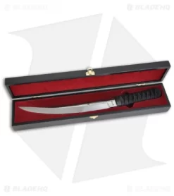 CRKT Hisshou Fixed Tanto Blade Combat Knife (13" Satin Plain) 2910N -CRKT Store crkt hisshou 2910 case open