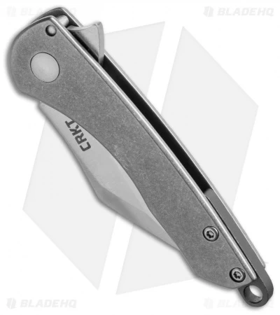 CRKT Jettison Compact Frame Lock Flipper Knife Titanium (2" Stonewash) 6120 2 CRKT Jettison Compact Frame Lock Flipper Knife Titanium (2" Stonewash) 6120 - Image 2