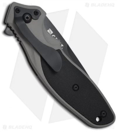 CRKT Ken Onion Shenanigan Liner Lock Knife (3.25" Black Serr) K470KKS 2 CRKT Ken Onion Shenanigan Liner Lock Knife (3.25" Black Serr) K470KKS - Image 2