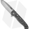 CRKT Kit Carson M16-04S Classic Tanto Flipper Knife Aluminum (3.875" Bead Blast)
