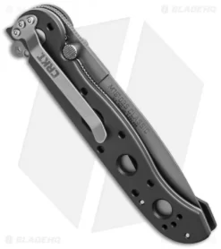 CRKT Kit Carson M16-03S Classic Spear Point Flipper Knife Al (3.5" Bead Blast) -CRKT Store crkt m16 03s side cm