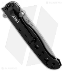 CRKT Carson M16-10S Tanto Flipper Knife + Bottle Opener (3" Bead Blast Serr) -CRKT Store crkt m16 10s side cm