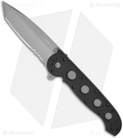CRKT Carson M16-14Z Zytel Tanto Flipper Knife (3.875" Bead Blast Serr)