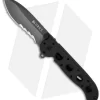 CRKT Carson M21-12G Liner Lock Knife Black G-10 (3" Gray Serr)