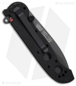 CRKT Carson M21-12G Liner Lock Knife Black G-10 (3" Gray Serr) -CRKT Store crkt m21 12g m21 g10 back