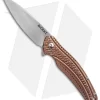 CRKT Ken Onion Ripple Bronze Folding Knife (3.16" Satin Plain) K406BXP