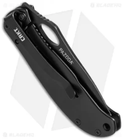 CRKT Pazodas Combination Pack - Plain & Serrated Knives 64802C 7 CRKT Pazodas Combination Pack - Plain & Serrated Knives 64802C -CRKT Store crkt pazodas black ser side cm