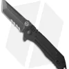 CRKT Ruger Knives 2-Stage Compact Tanto Flipper Knife (3.25" Black Serr) R2104K