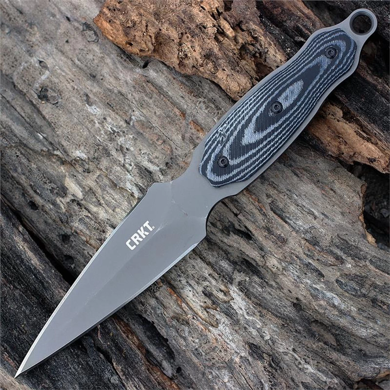 CRKT 2075 Shrill™, 4.75" 8Cr13MoV Plain Blade, Micarta Handle 1 CRKT 2075 Shrill™, 4.75" 8Cr13MoV Plain Blade, Micarta Handle