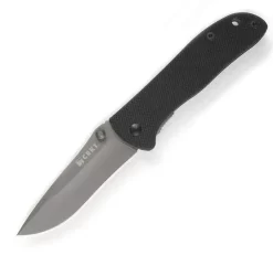 CRKT 6450K Drifter, 2.87" 8Cr14MoV SS Plain Blade,TiNi Finish, G10 Handle
