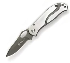 CRKT 6470 Pazoda 2, 2.12" 8Cr13MoV Plain Blade, SS Handle