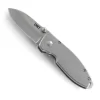 CRKT Squid Silver 8Cr13MoV SS, 2Cr13 SS Handle Framelock