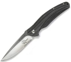 CRKT Columbia River Onion Ripple, Charcoal Stainless Steel Handle, Combo Edge