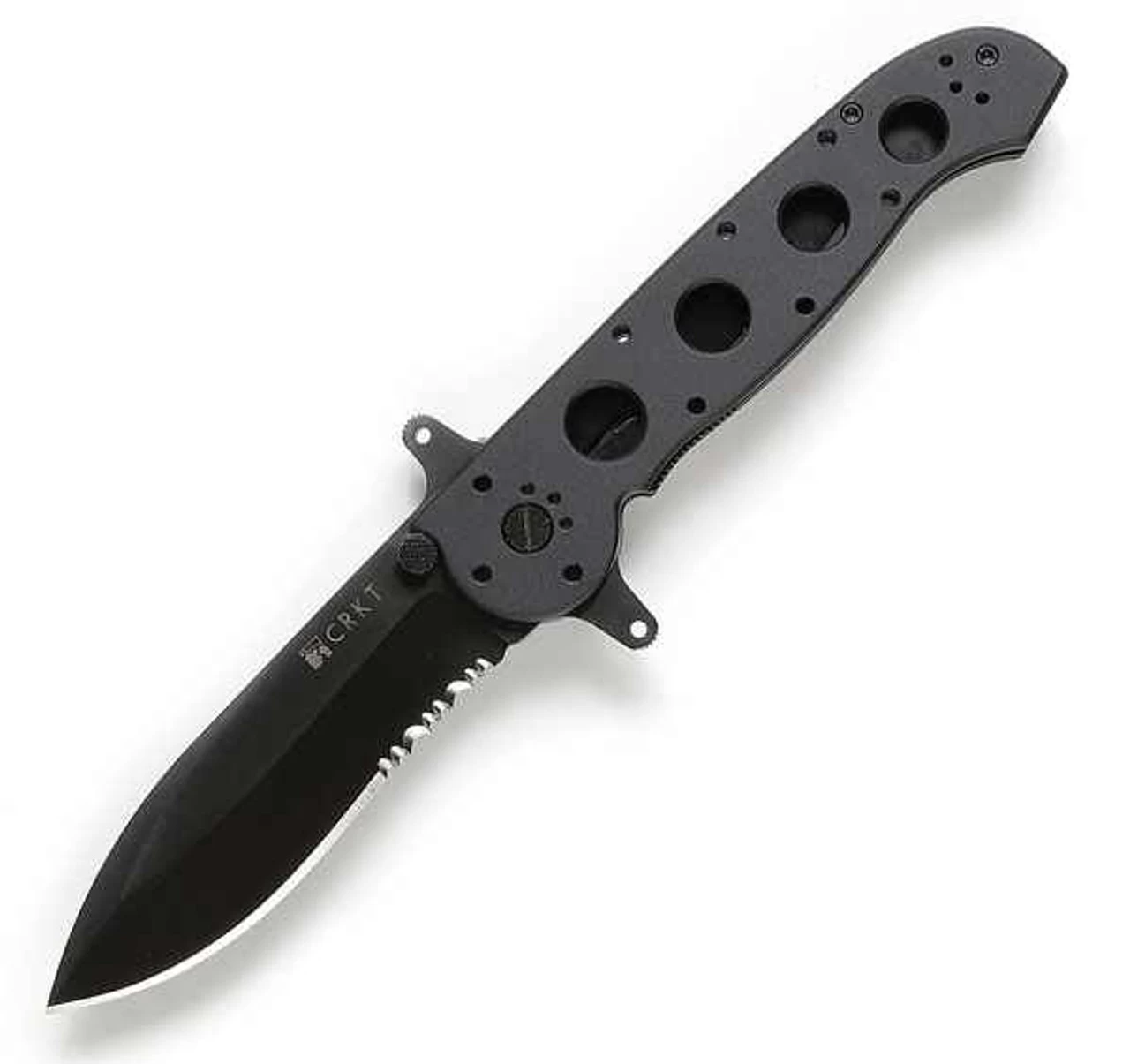 CRKT M21 Special Forces, Black Aluminum, AutoLAWKS, Combo Edge 1 CRKT M21 Special Forces, Black Aluminum, AutoLAWKS, Combo Edge
