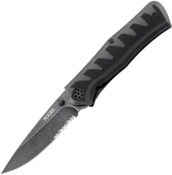 CRKT Ruger 1202K A/O Crack Shot Compact, 3.13" 8Cr13Mov Black Combo Blade, GFN Handle