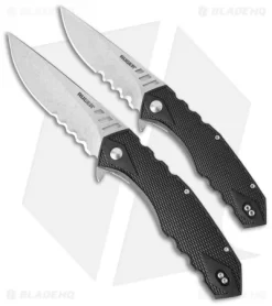 CRKT Ruger Knives Follow-Through Compact Flipper Knife (3.25" SW Serr) R1704 -CRKT Store ruger knives r1704 size cm